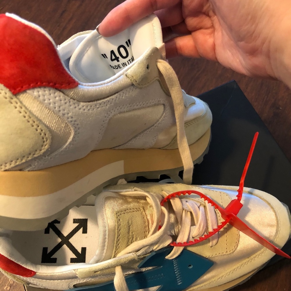 Made in italy off white shoes